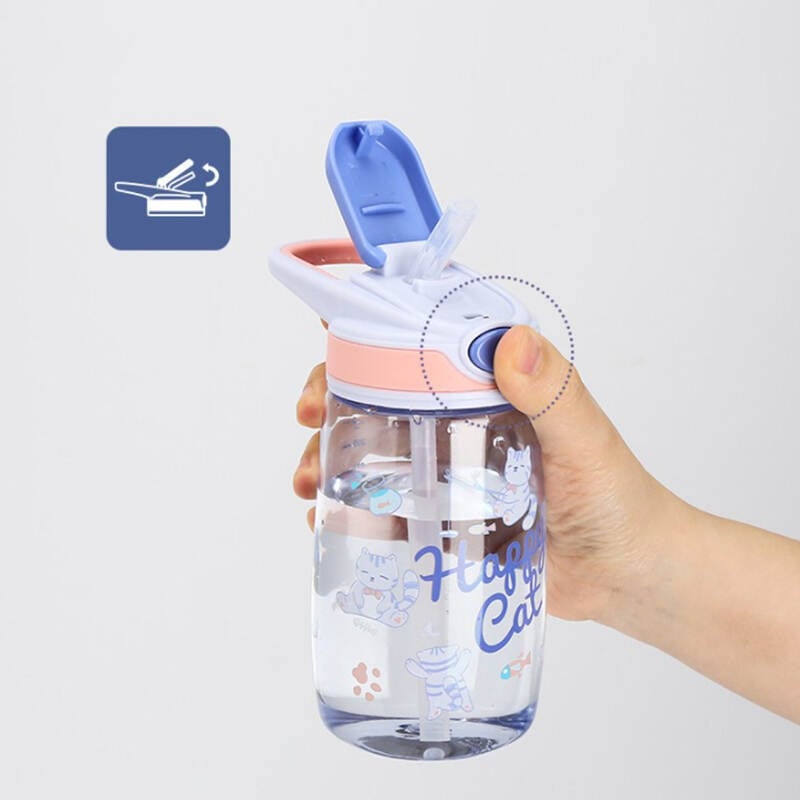 Bình nước trẻ em LocknLock Straw Kids Bottle 400ml 2 Màu - ABF655 image number null